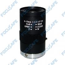 Varifocal Manual Iris CCTV Lens 6-15mm