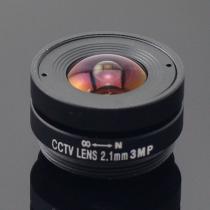 3 Mega Pixel Fixed Iris CCTV Lens 2.1mm IR