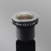 3 Megapixel Fisheye Board Lens 1.39mm M12x0.5 1/3" 
