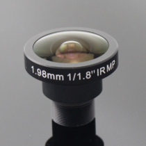 12 Megapixel Fisheye Board Lens 1.98mm M12x0.5 1/1.8" 