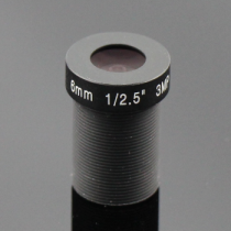 3 Megapixel Mini CCTV Lens 6mm 1/2.5" M12x0.5