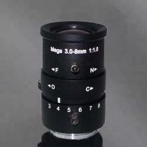 Mega  Pixel  Varifocal  Manual  Iris  CCTV Lens 3-8mm 