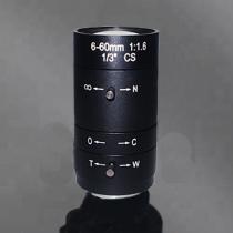 Varifocal Manual Iris CCTV Lens 6-60mm