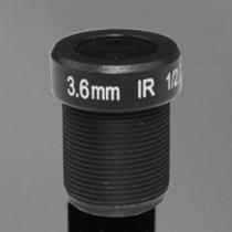 3 Megapixel Mini CCTV Lens 3.6mm 1/2.7" F1.2 Aperture M12x0.5