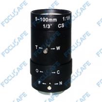 Varifocal Manual Iris CCTV Lens 5-100mm