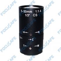 Varifocal Manual Iris CCTV Lens 5-50mm